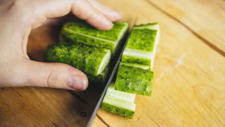 Рецепт греческого салата с жареным адыгейским сыром