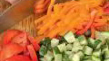 Рецепт греческого салата с жареным сыром