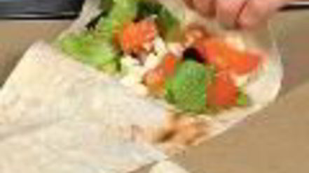 Рецепт греческого салата в лаваше