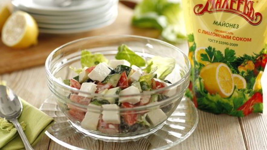 Рецепт летнего салата по-гречески