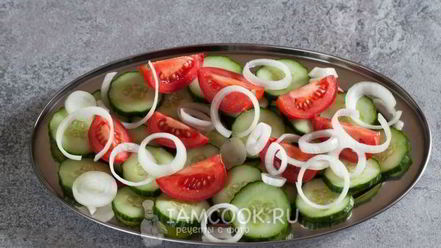 Рецепт простого греческого салата по-гречески