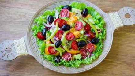 Рецепт салата греческого