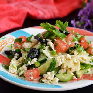 Рецепт Салата с брынзой по-гречески