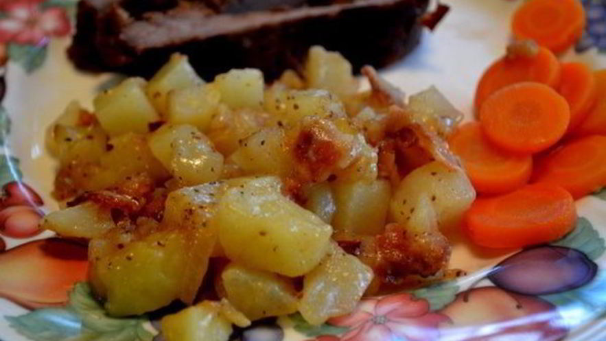 Рецепт горячего немецкого картофельного салата