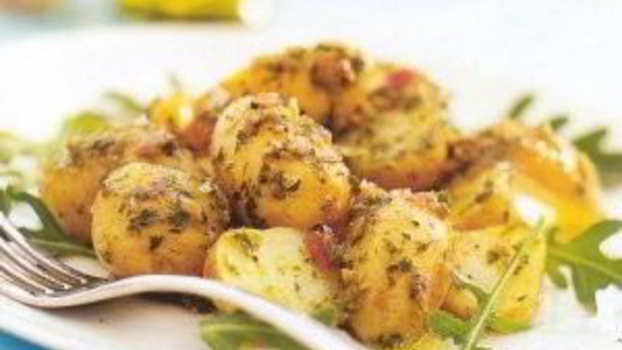 Рецепт итальянского картофельного салата с оливковым маслом