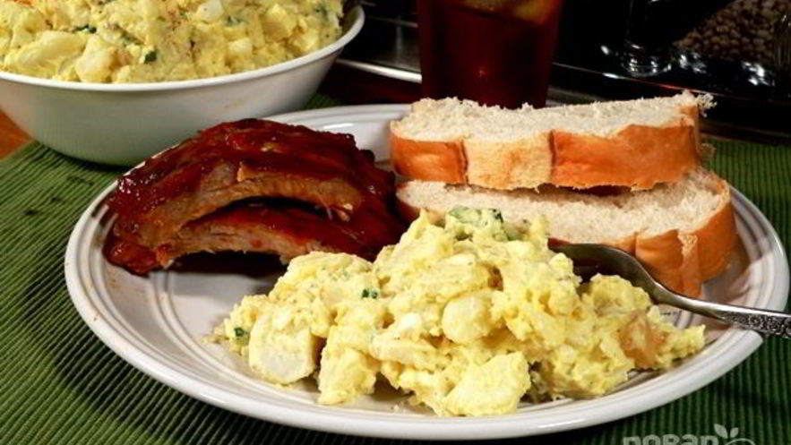 Рецепт картофельного салата на гарнир