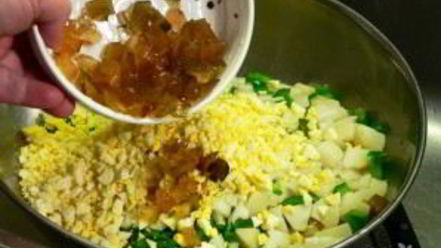 Рецепт картофельного салата на гарнир