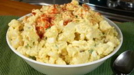 Рецепт картофельного салата на гарнир