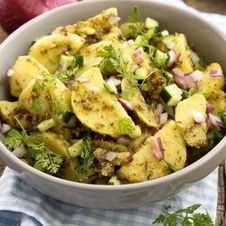 Рецепт Картофельного салата по-французски