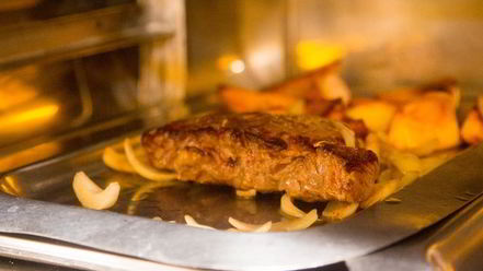 Рецепт картофельного салата с говядиной