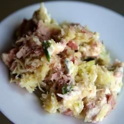 Рецепт Картофельного салата с консервированной рыбой