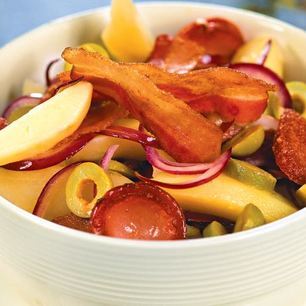 Рецепт Картофельного салата с копченостями