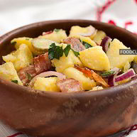 Рецепт Картофельного салата с красным луком