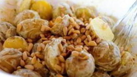 Рецепт картофельного салата с лимоном и базиликом