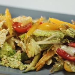 Рецепт Картофельного салата с луково-чесночной заправкой