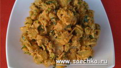 Рецепт Картофельного салата с орехами