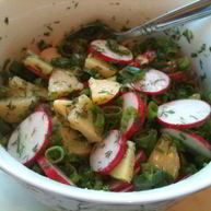 Рецепт Картофельного салата с редисом