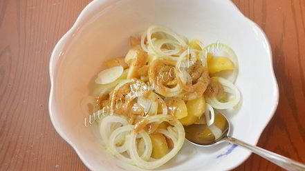 Рецепт картофельного салата с щавелем