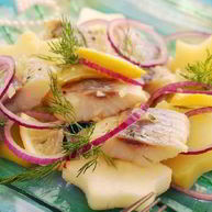 Рецепт Картофельного салата с сельдью