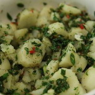 Рецепт Картофельного салата с восточными пряностями