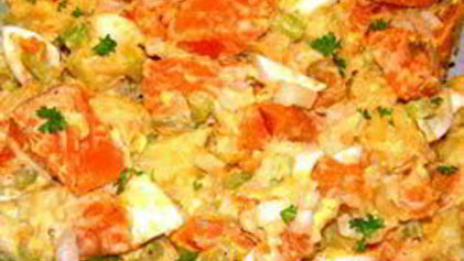 Рецепт Картофельного салата с ямсом