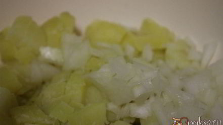 Рецепт картофельного салата с жареной тилапией