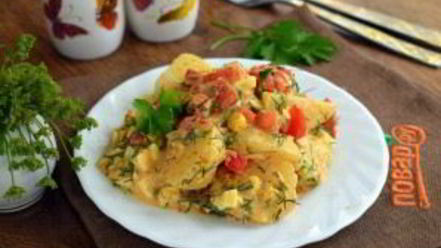 Рецепт пряного картофельного салата с укропом