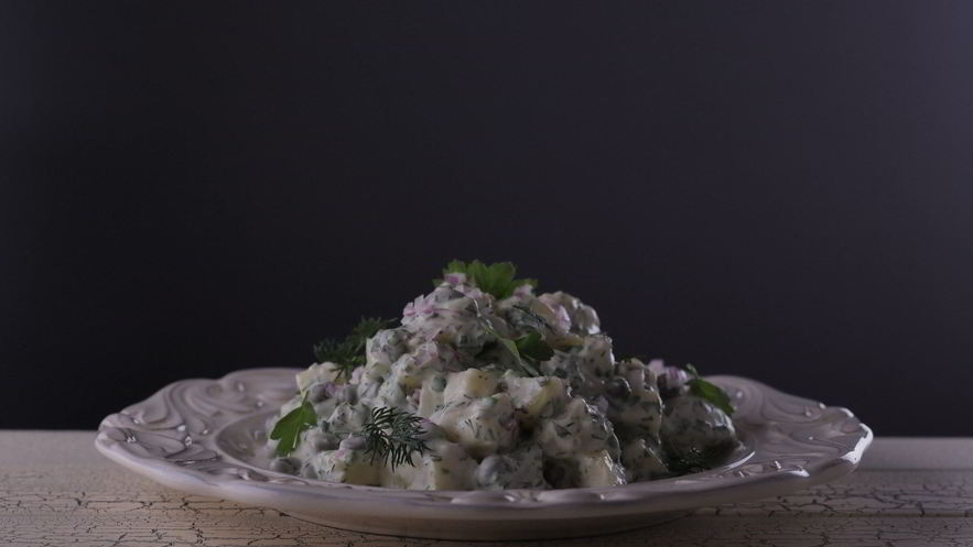 Рецепт рождественского картофельного салата