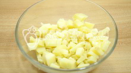 Рецепт салата из картофеля с морковью по-корейски