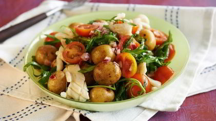 Рецепт Салата из молодого картофеля