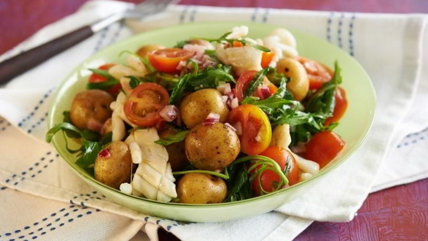 Рецепт салата из молодого картофеля