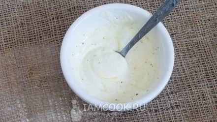 Рецепт салата с запеченным картофелем