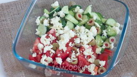 Рецепт салата с запеченным картофелем