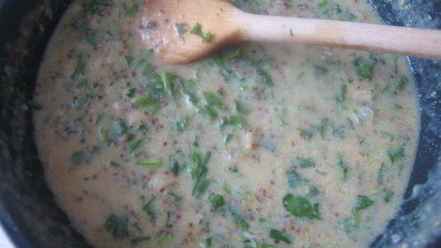 Рецепт теплого картофельного салата с телятиной