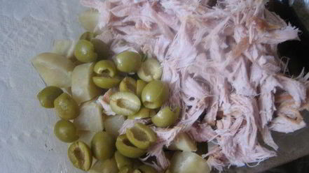 Рецепт теплого картофельного салата с телятиной