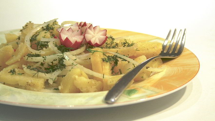 Рецепт традиционного сербского картофельного салата