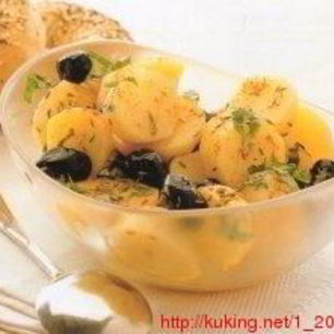 Рецепт Тунисского картофельного салата с оливками