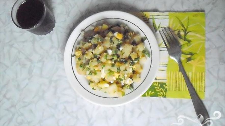 Рецепт зимнего картофельного салата