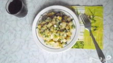 Рецепт зимнего картофельного салата