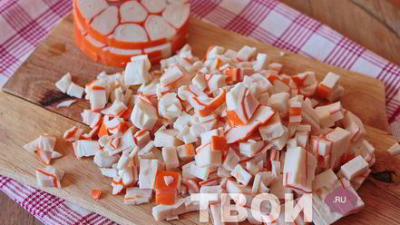 Рецепт крабового салата