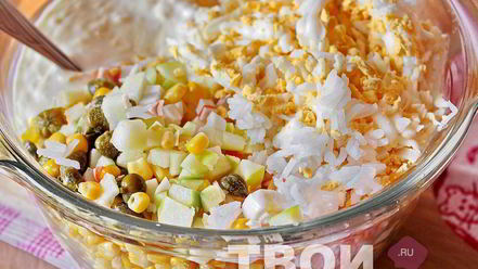 Рецепт крабового салата