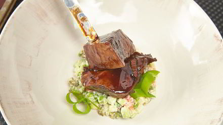 Рецепт говяжьего языка с оливье