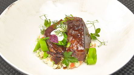 Рецепт говяжьего языка с оливье