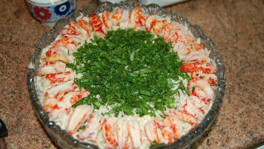 Рецепт классического французского салата оливье