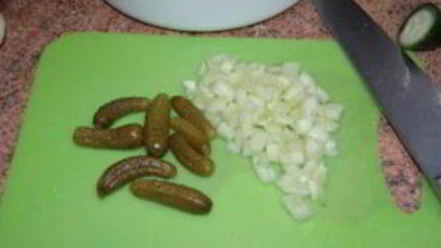 Рецепт классического французского салата оливье