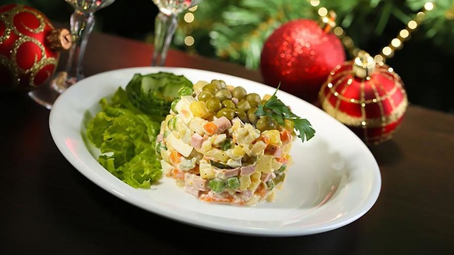 Рецепт классического новогоднего салата оливье