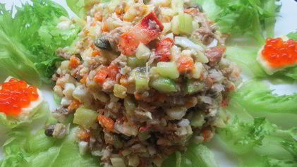 Рецепт Оливье по-царски