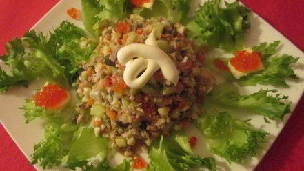 Рецепт оливье по-царски