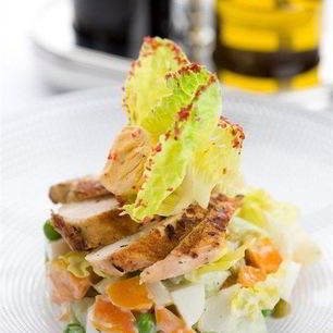 Рецепт Оливье с филе цыпленка на гриле