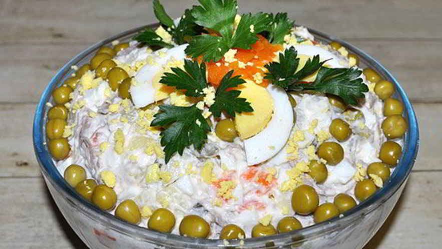 Рецепт оливье с индейкой — самого вкусного